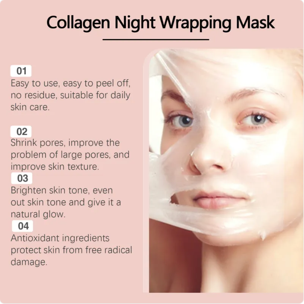 HydraGlow Collagen Face Mask for Radiant Skin